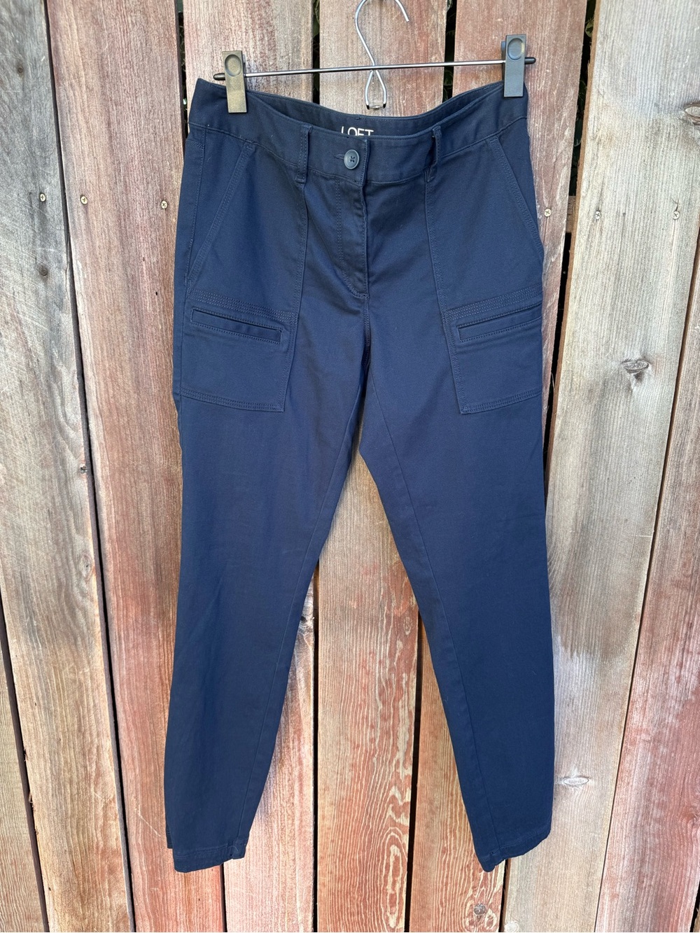 LOFT Dark Blue Cargo Pants Size 6